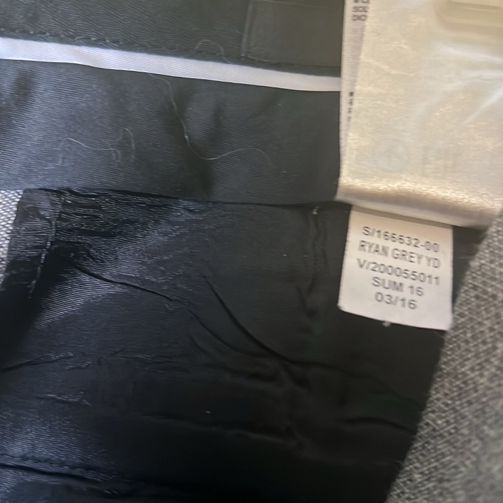 Banana Republic Gray Dress Pants Classic Straight-Leg size 12. - Picture 6 of 7